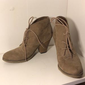 Lacey heeled booties!